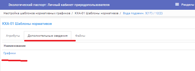 Закладка "Дополнительные сведения"